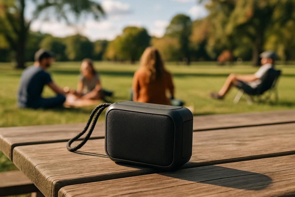 small portable Bluetooth speaker